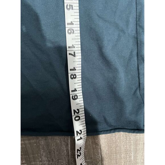 ARMANI EXCHANGE Women Teal Flutter Sleeve Top Green Size S Cotton A001981 - Picture 5 of 8